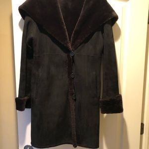 Blue Duck genuine shearling coat.
